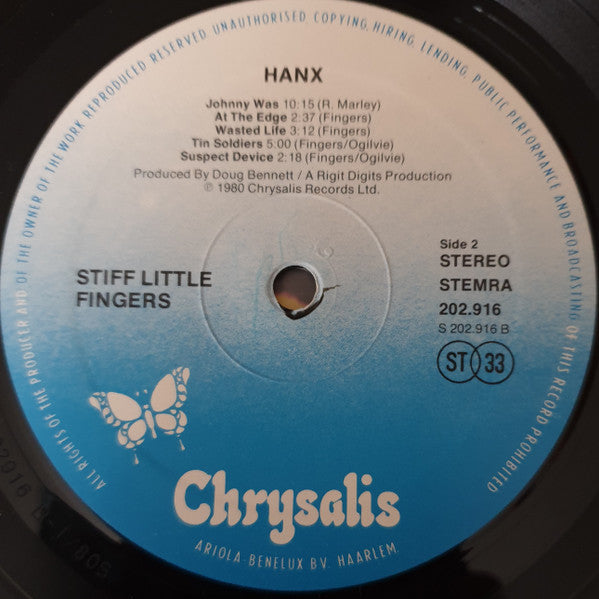 Stiff Little Fingers -Hanx!