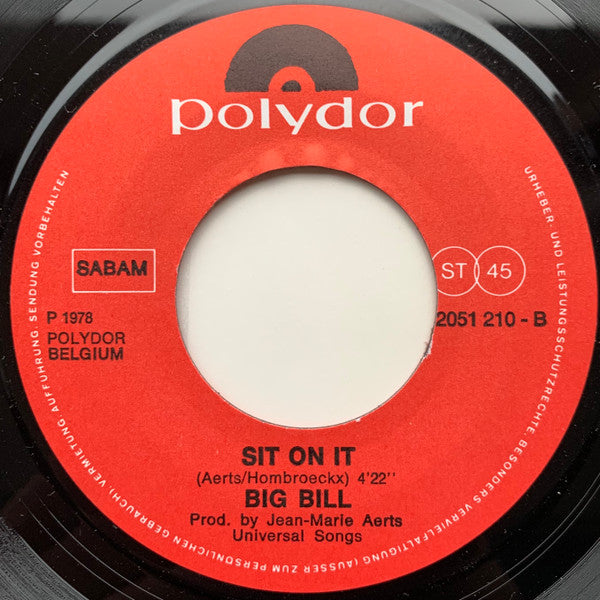 Big Bill -Sit On It / Bobo