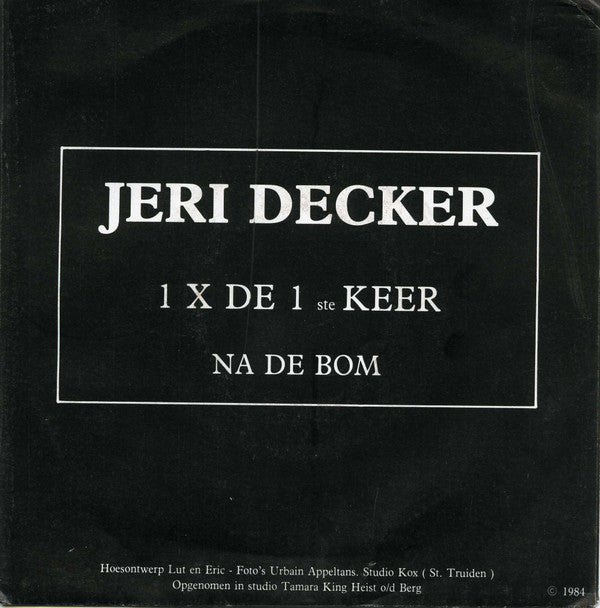 Jeri Decker -1 X De 1 Ste Keer