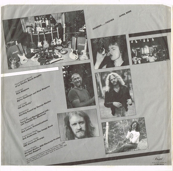 April Wine - Harder.....Faster