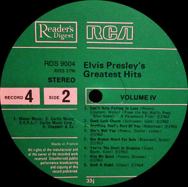 Elvis Presley - Elvis Presley's Greatest Hits