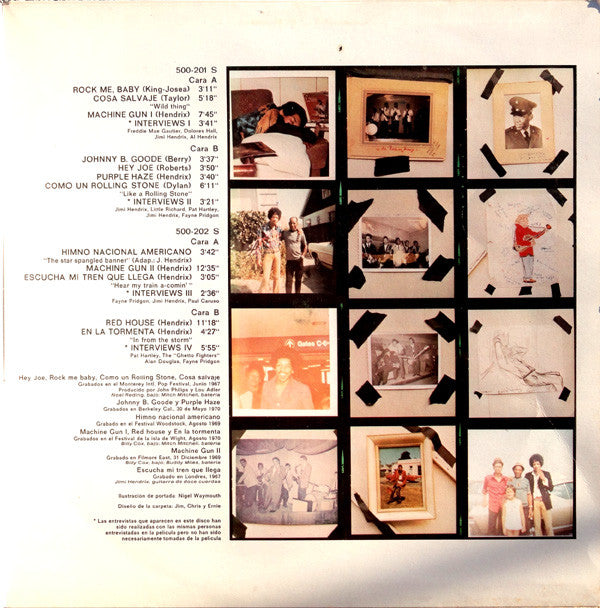 Jimi Hendrix - Banda Sonora Original De La Película Jimi Hendrix