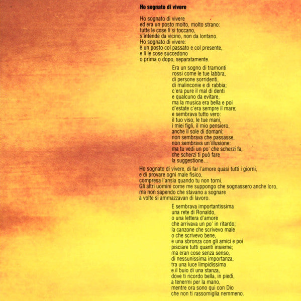 Roberto Vecchioni -Sogna Ragazzo Sogna