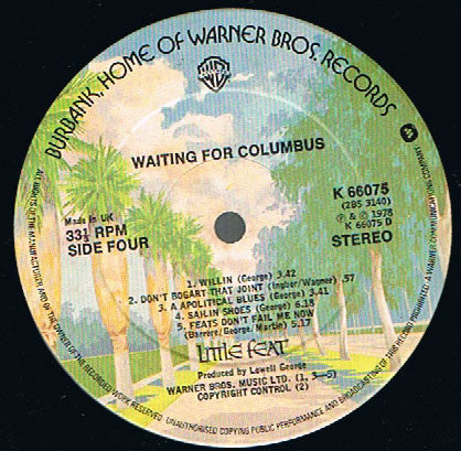 Little Feat -Waiting For Columbus