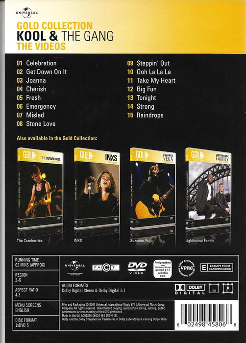 Kool & The Gang -Gold Collection - The Videos