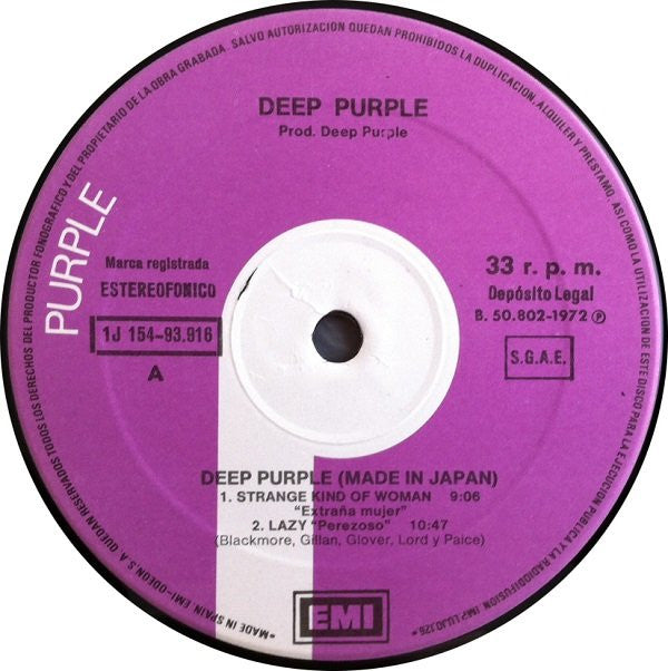 Deep Purple -Made In Japan