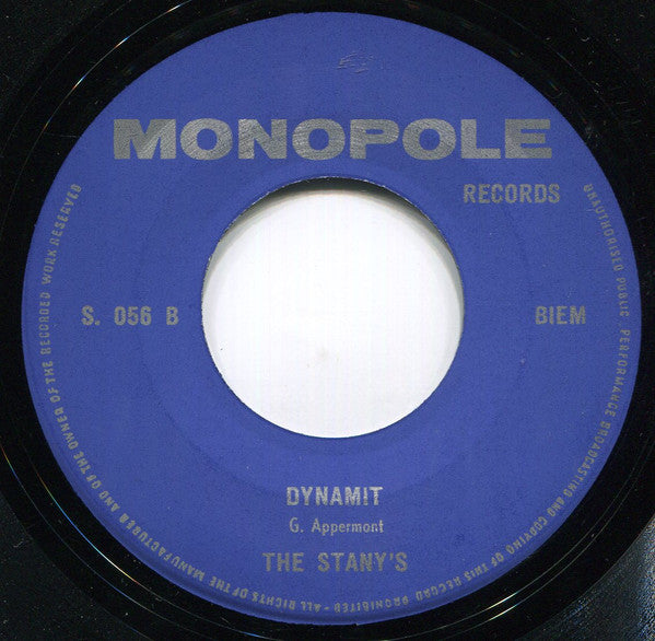 The Stany's -Ik Hou Van Jou In M'n Dromen / Dynamit