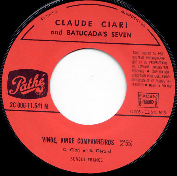Claude Ciari And Batucada's Seven* -Trafic