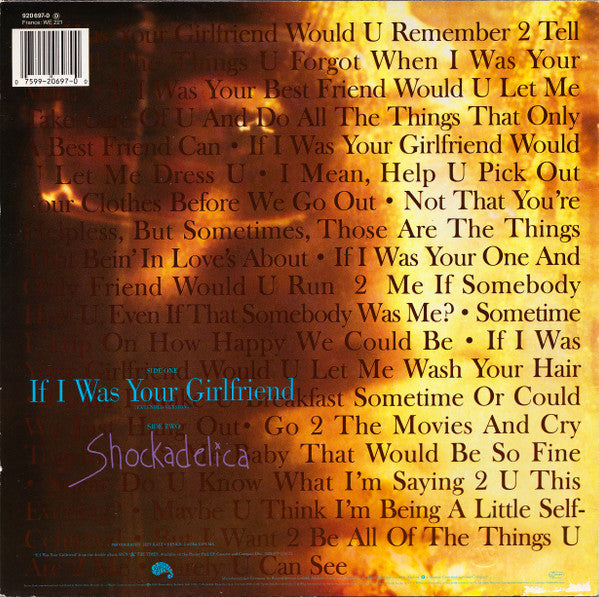 Prince -If I Was Your Girlfriend
