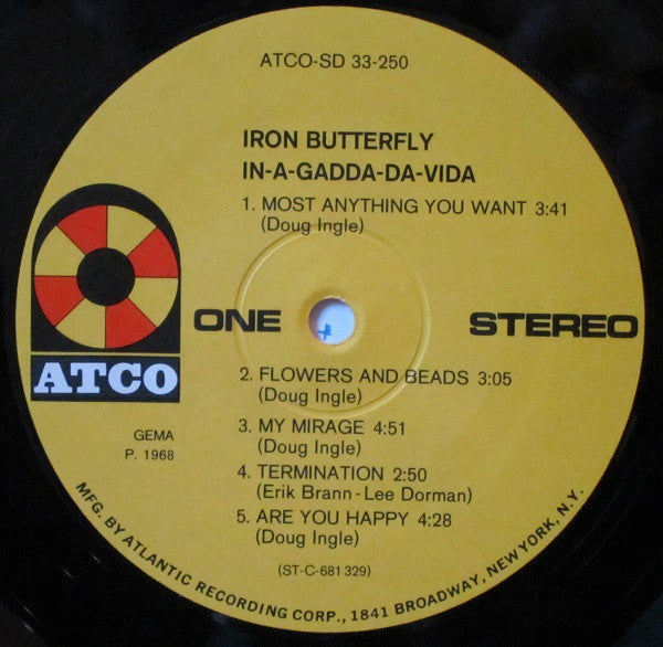 Iron Butterfly -In-A-Gadda-Da-Vida