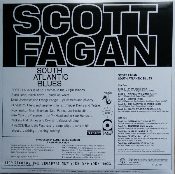 Scott Fagan -South Atlantic Blues