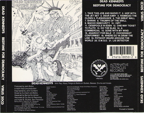 Dead Kennedys -Bedtime For Democracy