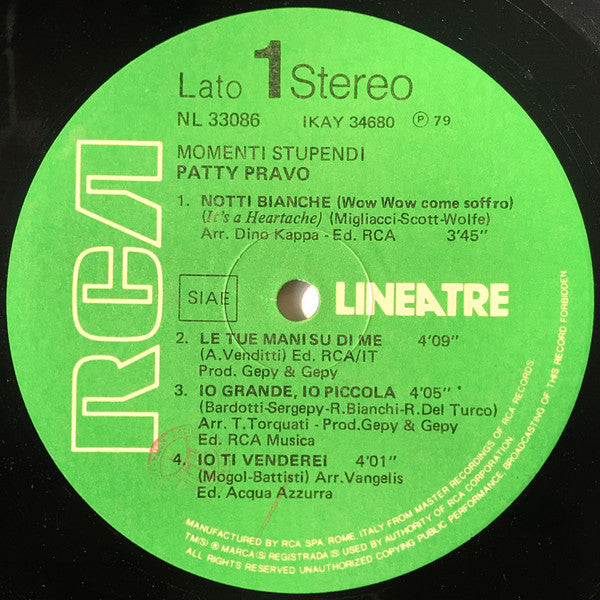 Patty Pravo - Momenti Stupendi