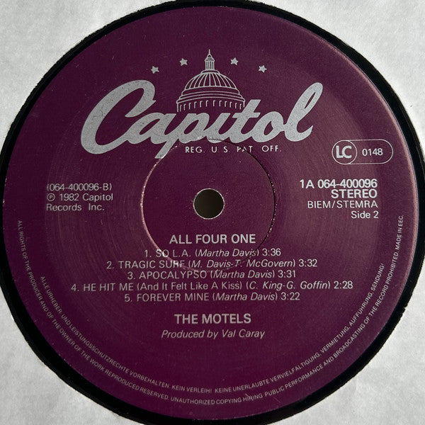 The Motels -All Four One