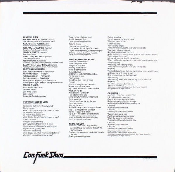Con Funk Shun - 7