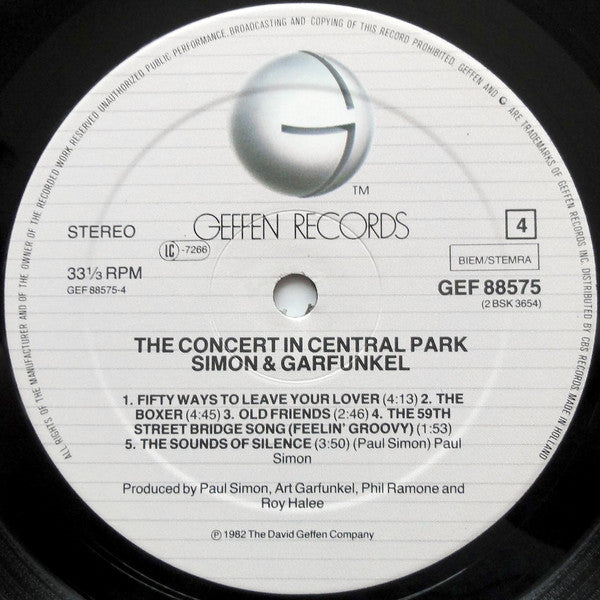 Simon And Garfunkel* -The Concert In Central Park