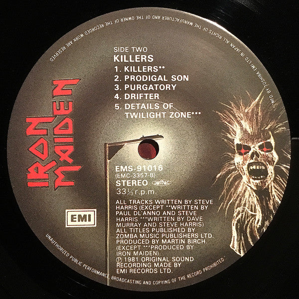 Iron Maiden -Killers