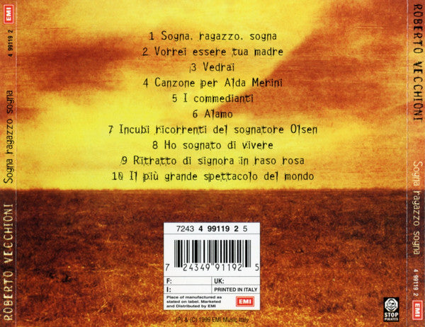 Roberto Vecchioni -Sogna Ragazzo Sogna