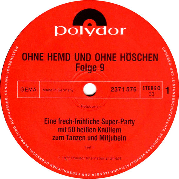 Walter Heyer -Ohne Hemd Und Ohne Höschen Folge 9
