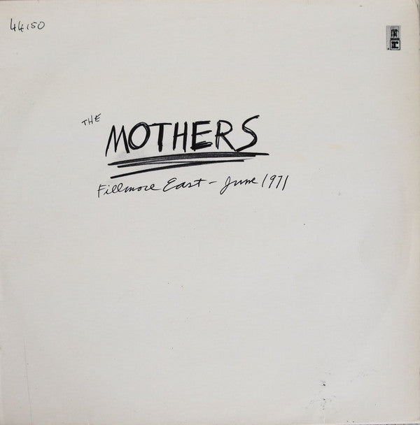 The Mothers -Fillmore East - June 1971