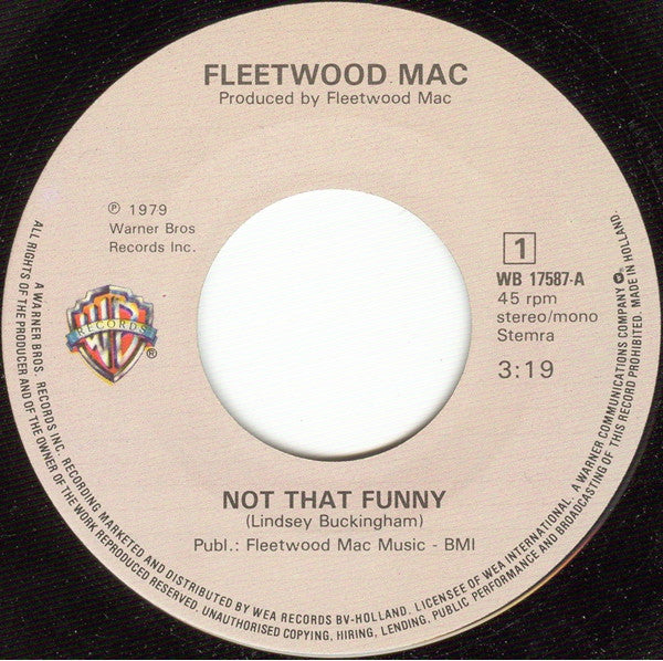 Fleetwood Mac - Not That Funny