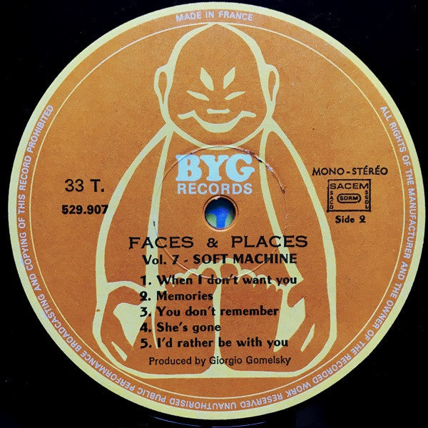 Soft Machine -Faces And Places Vol. 7