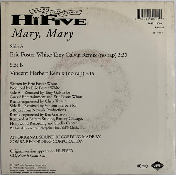 Hi-Five -Mary, Mary