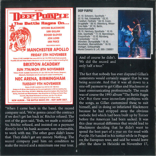 Deep Purple -Live At The NEC 1993