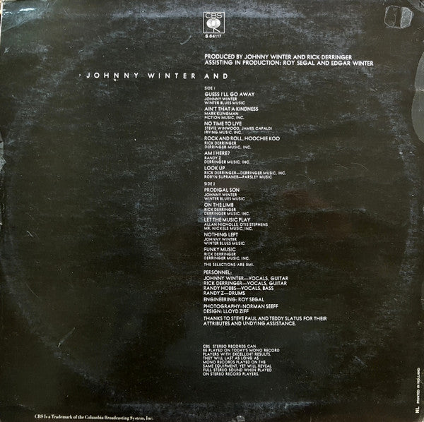 Johnny Winter And - Johnny Winter And