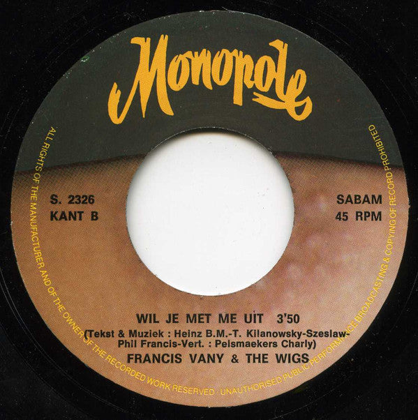 Francis Vany & The Wigs -Jane