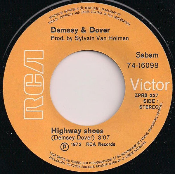 Demsey & Dover -Highway Shoes/Looking Thru' My Window