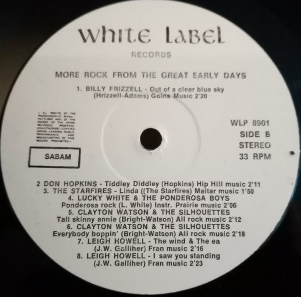 Various -More Rock From The Great Early Days