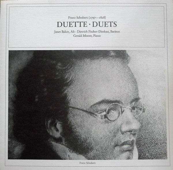 Franz Schubert, Janet Baker • Dietrich Fischer-Dieskau , Mitglieder Des RIAS-Kammerchores*, Gerald Moore - Duette