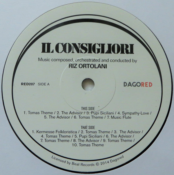 Riz Ortolani -Il Consigliori - Original Soundtrack