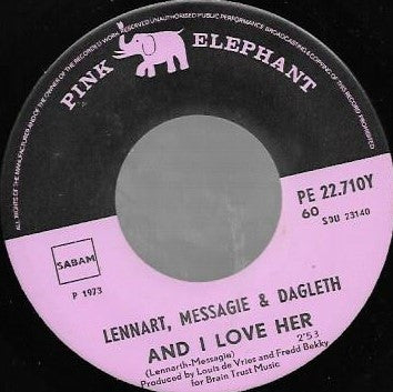 Lennart, Messagie & Dagleth -And I Love Her / Wake Up