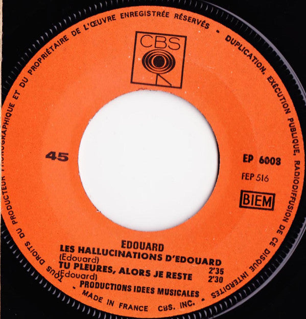 Edouard -Les Hallucinations D'Edouard
