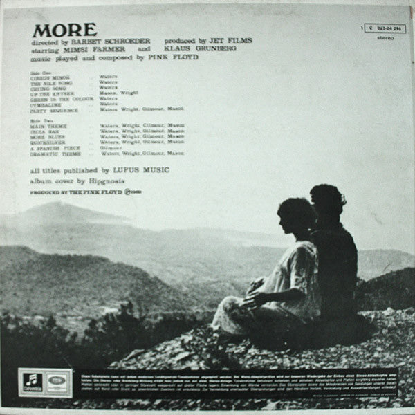 Pink Floyd - Soundtrack From The Film "More"