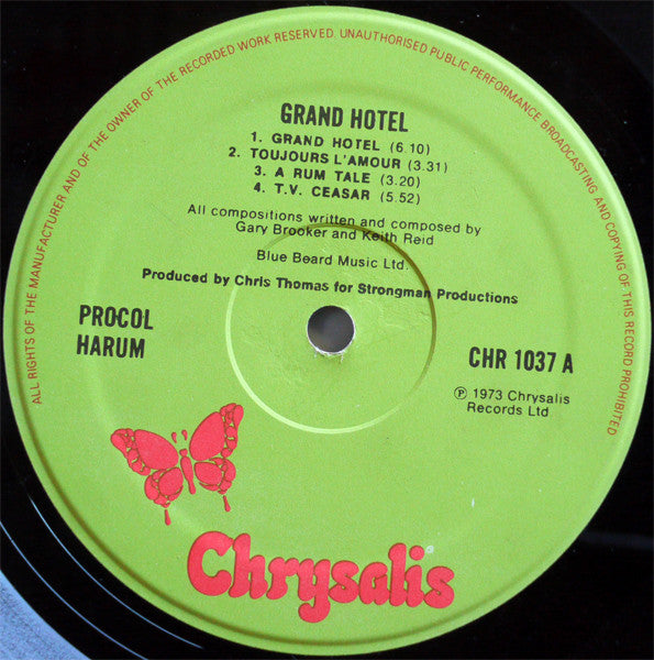 Procol Harum -Grand Hotel
