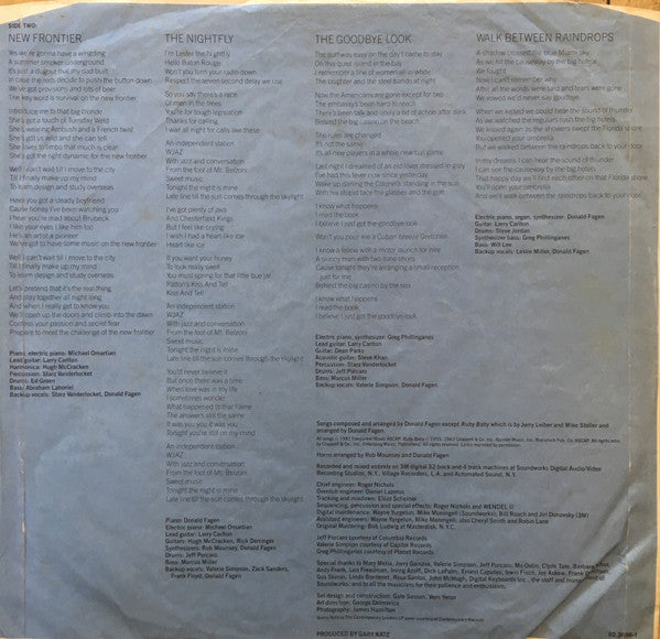 Donald Fagen -The Nightfly
