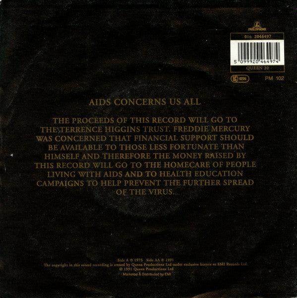 Queen -Bohemian Rhapsody / These Are The Days Of Our Lives