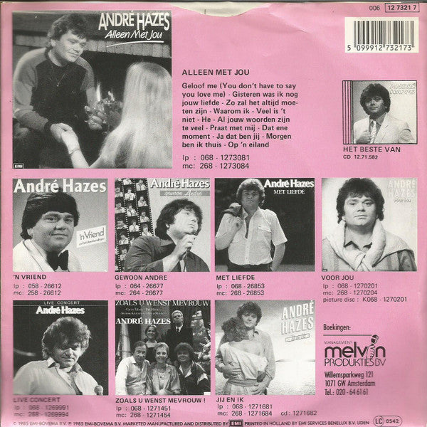 André Hazes -Morgen Ben Ik Thuis