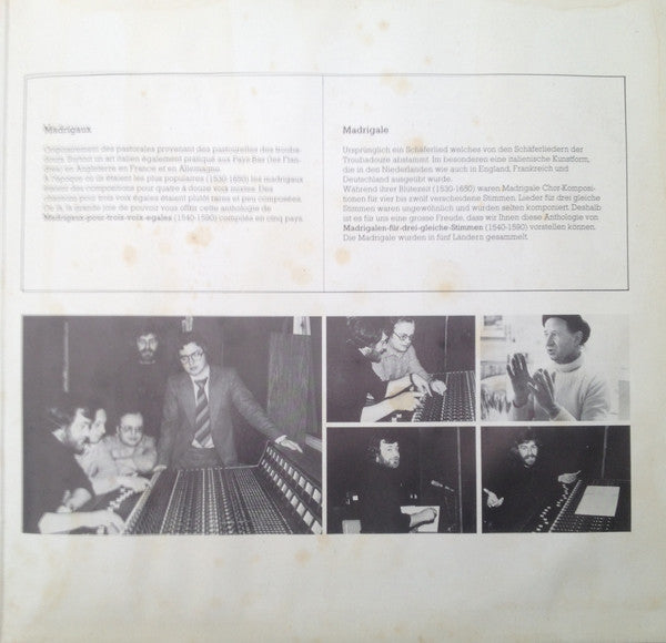 De Elegasten -Madrigals