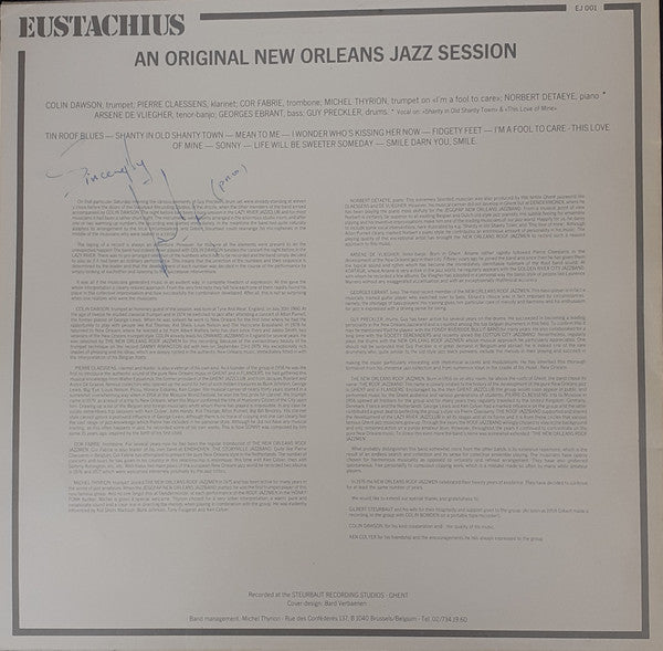 The New Orleans Roof Jazzmen, Colin Dawson* - The New Orleans Roof Jazzmen Meet Colin Dawson