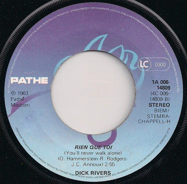 Les Chats Sauvages Avec Dick Rivers -Twist A Saint-Tropez / Rien Que Toi