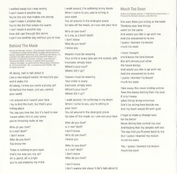 Michael Jackson -Michael