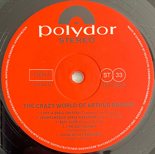 The Crazy World Of Arthur Brown -The Crazy World Of Arthur Brown