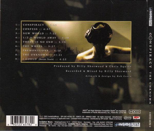 Conspiracy (13) -The Unknown