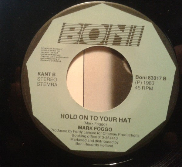 Mark Foggo -Miss Understanding / Hold On To Your Hat