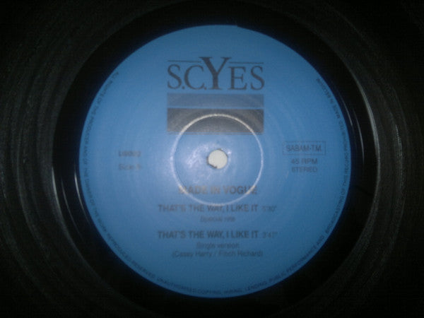 Made In Vogue - That's The Way I Like It