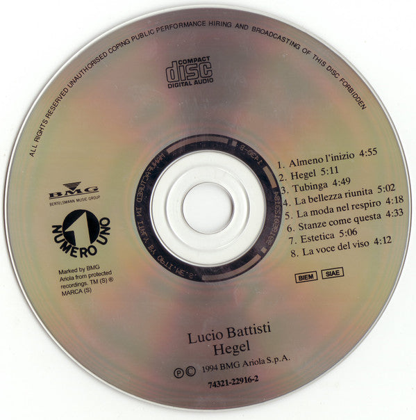 Lucio Battisti -Hegel